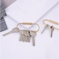 thumbnail image 4 of Brass Screw Lock Clip Practical Simple Style Car Keychain Brass Lock Keychain, 4 of 10