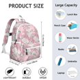 thumbnail image 6 of Pioneer Flower Backpack for School,Cute School Bag,Schoolbag with Adjustable Shoulder Straps & Padded Back,13.4"x11"x4.7", 6 of 6