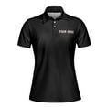 thumbnail image 2 of Custom Name Makeup Artist Polo Black Women's Polo S-5XL, 2 of 7