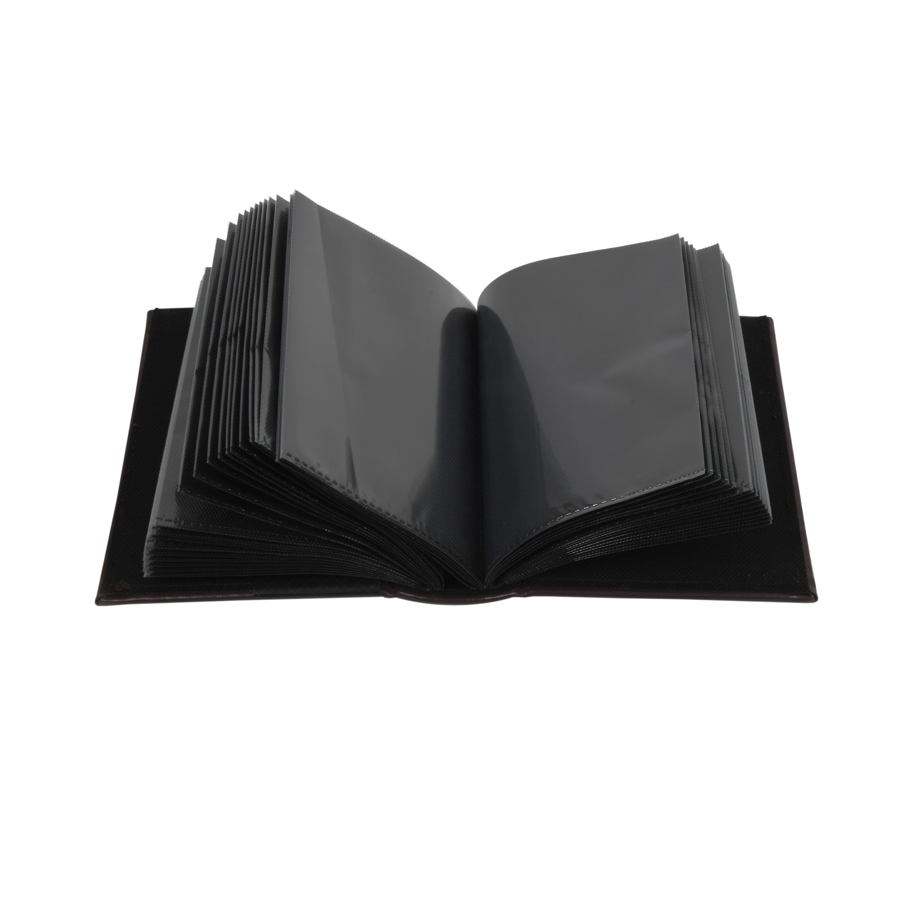 New View Gifts Faux Leather Mini Photo Album-Burgundy