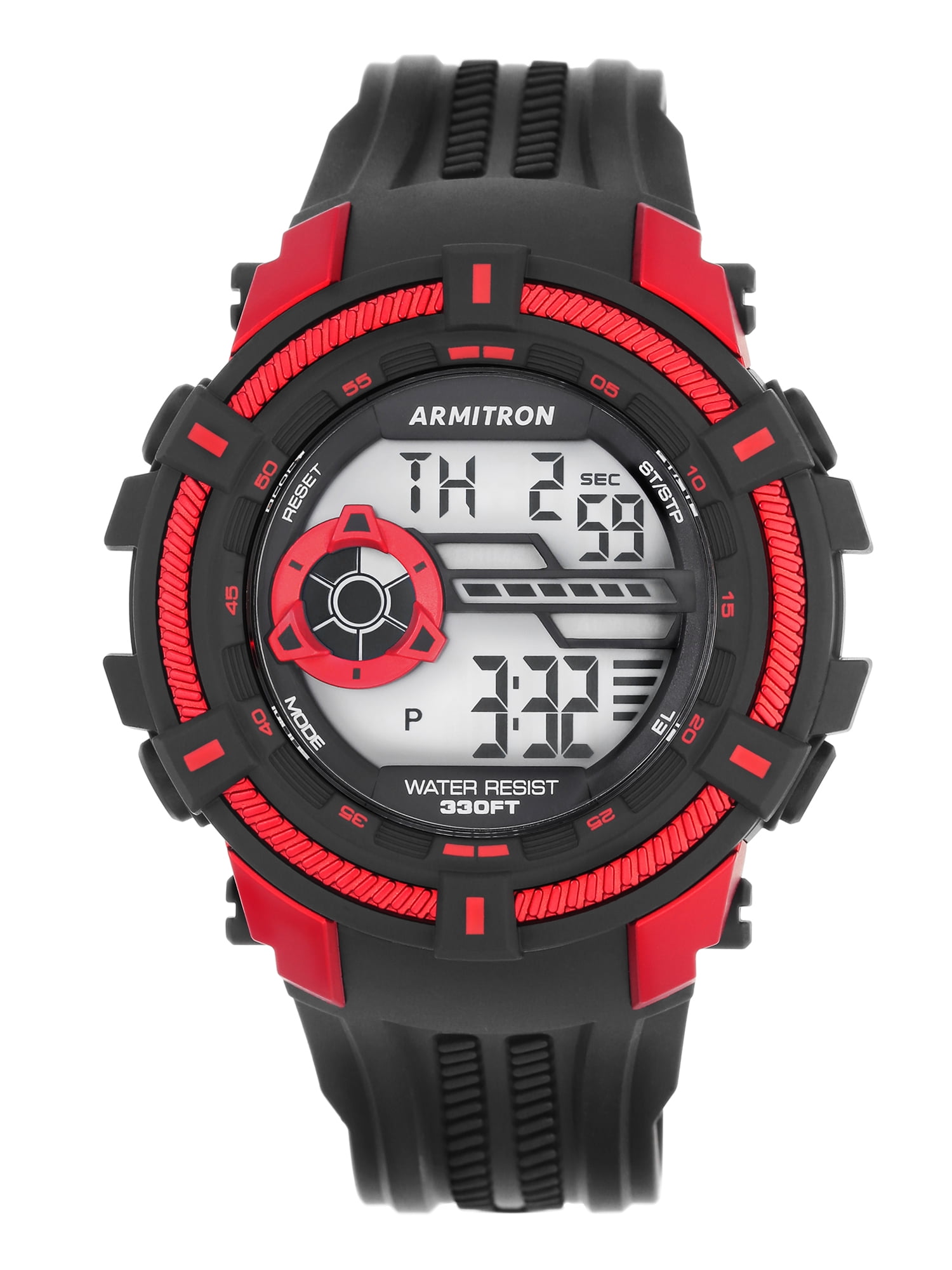 Armitron Unisex Sport Red Round Watch - Walmart.com