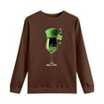 thumbnail image 6 of Craaazy Women's St. Patrick's Day Love Heart Printed Crewneck Long Sleeve Shirts Gifts, 6 of 7