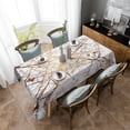 thumbnail image 5 of Marble Crack Pattern Black And White Wedding Table Cloth Waterproof Oilproof Dining Table Cover Kitchen Home Decor Tablecloth, 5 of 7