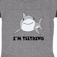 thumbnail image 3 of Inktastic I'm Teething Cute Shark Boys or Girls Baby Bodysuit, 3 of 4