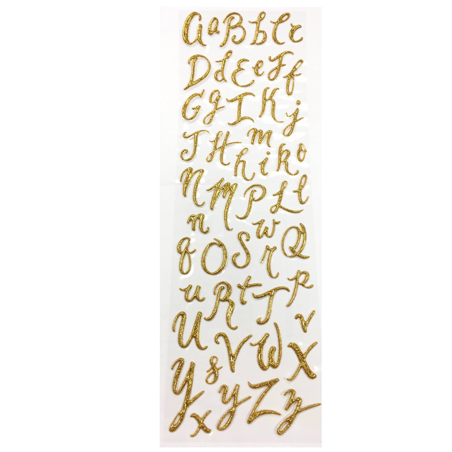 Recollections Glitter Puffy Alphabet Stickers, 12 Pack