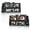 Clear lens Black Housing, variant on CROSSDESIGN Headlight Assembly With bulbs & LED running lights strip Fit for GMC C1500 K1500 Yukon 1994-1999