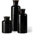 thumbnail image 1 of - Ceramic Country vase, Suitable for Home Decoration, 3 Piece Set of Glazed Decorative vase, Suitable for Table, Kitchen, Living Room, Three-Color Combination, 1 of 7