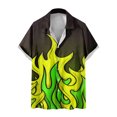 thumbnail image 2 of Qiopertar Liquidation à Moins de 5$ Mode Hommes Chemise à Manches Courtes Col Rabattu en Solde Accès Anticipé, 2 of 5