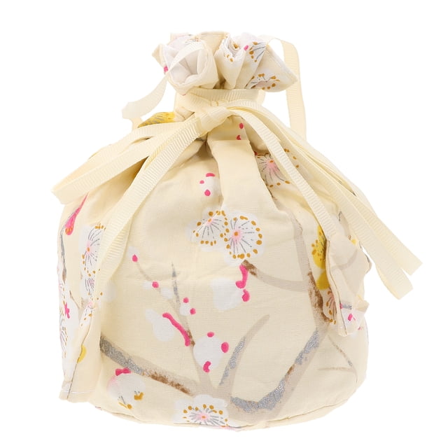 MasteelfCA 1Pc Japanese Style Drawstring Bag Drawstring Pouch Gift Bag Party Favor