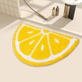 thumbnail image 4 of Fiudx Liquidación de ahorros de verano Alfombra de suelo de baño para el hogar, tapete absorbente para pies, alfombra de suelo de cachemira de imitación antideslizante gruesa para baño, 4 of 6