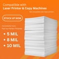 thumbnail image 3 of TerraSlate Weatherproof Printer Paper - 8 MIL, 8.5” x 11” (250 Sheets) | Waterproof Paper for Holiday Cards, New Year Invitations, and Winter Outdoor Use, 3 of 9