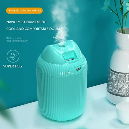 

QiwagFerng Portable Mini Humidifier 220ml Mist USB Desktop Humidifier Baby