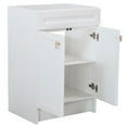 thumbnail image 2 of 23 in. Single Sink Foldable Vanity Cabinet, White, 2 of 6