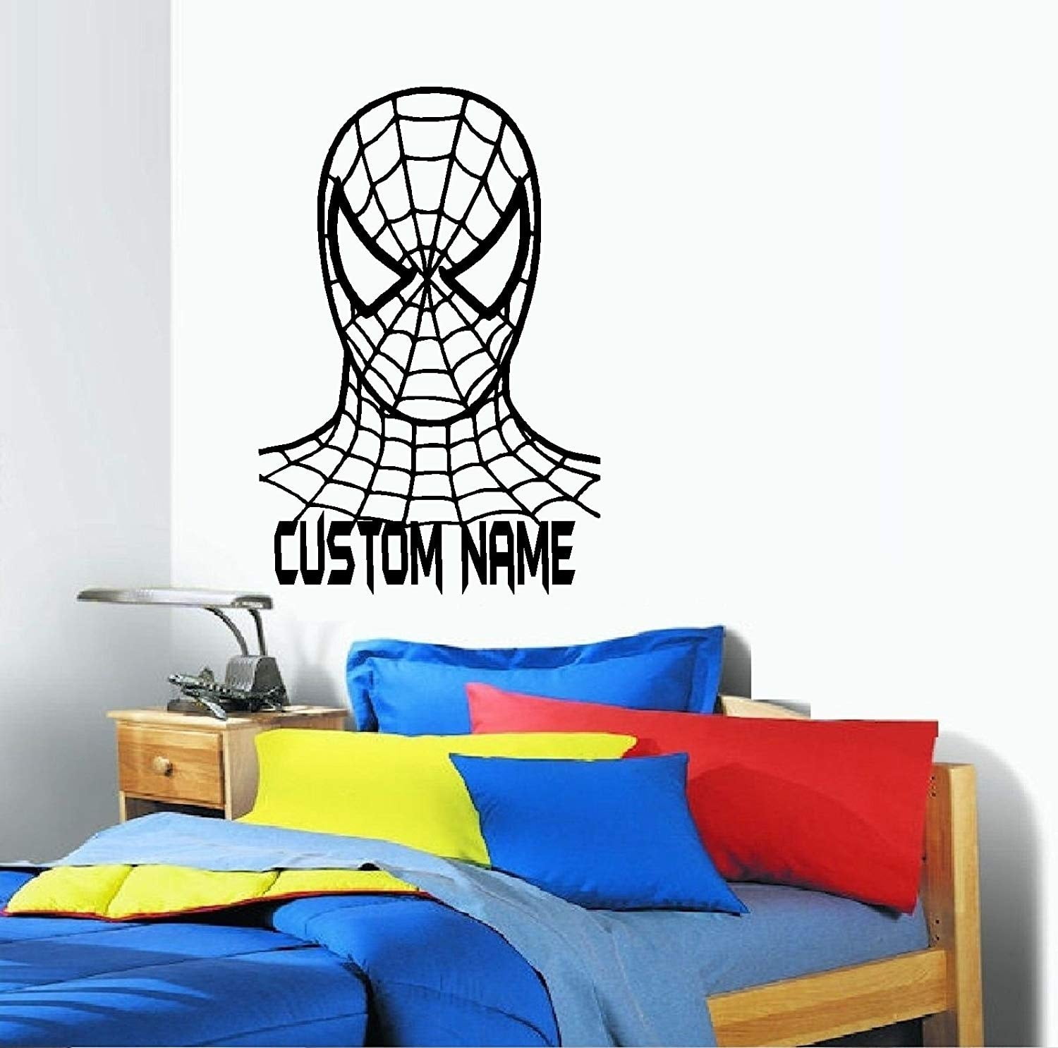 Spider Man ( Custom Name ) Lrg 20" x 30" Wall Decal