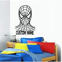 Spider Man ( Custom Name ) Lrg 20" x 30" Wall Decal