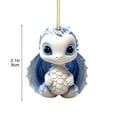 thumbnail image 3 of Lilixerw 3.1 inch Christmas Tree Cute Dragon Carving Flat The Decoration,Acrylic Baby Dragon Ornaments for Christmas Decorations Christmas Ornaments, 3 of 8