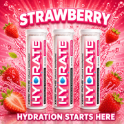 Xero Picks Hydrate Toothpicks, Electrolyte, Strawberry, 3-Pack