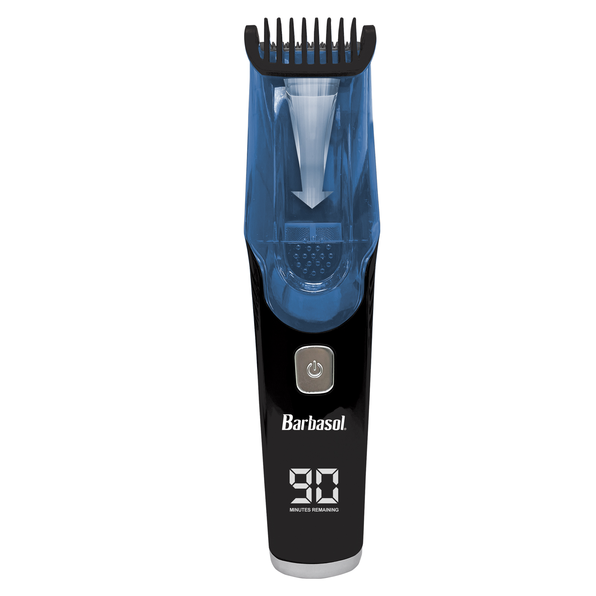 Barbasol Rechargeable Vacuum Beard Trimmer, Black photo 4