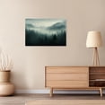 thumbnail image 3 of ZHONGYUTONG Misty Forest Canvas Wall Art Foggy Landscape Pictures for Wall Mountain Scenery Painting Print for Bedroom Decor Framed (24.00" x 36.00"), 3 of 5