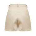 thumbnail image 6 of WAYUTE Shorts for Women Plus Size Active Hiking Workout Solid Color Cozy Short Pants with Pockets Casual Soft Comfort Summer Dailywear, 6 of 6