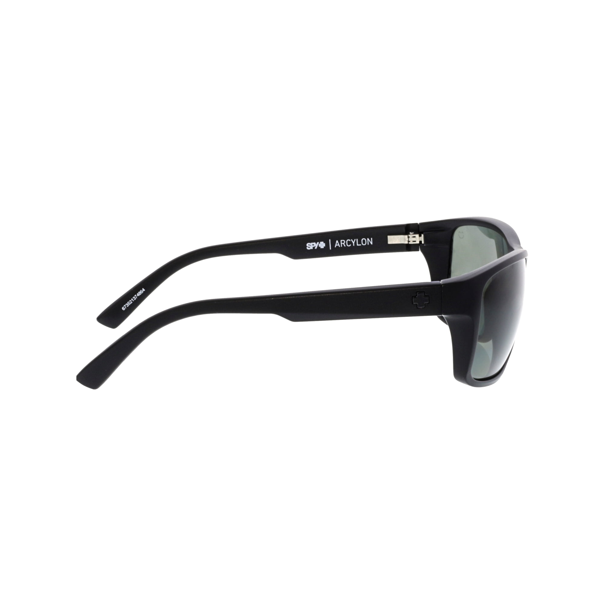 Spy Men's Polarized Arcylon 673521374864 Black Rectangle