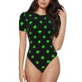 thumbnail image 2 of Picia Poker Shapes Womens One Piece Swimsuits Modest Tummy Control Bathing Suits Lace Up Slimming Swim Suit-X-Large, 2 of 9