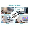 thumbnail image 6 of Monoprice Bidirectional USB-C to DisplayPort Cable - 4K60Hz, Thunderbolt 4/3 Compatible, Braided, 3ft, Black, 6 of 6