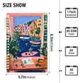 thumbnail image 2 of FORMRS 1-Subject Spiral Notebook 8" x 5" College Ruled 60 Refillable Sheet A5 Hard Cover, 2 Pack, Green Window, 2 of 7
