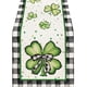 thumbnail image 4 of Bandera de Mesa Lateral Pequeña Paño de Mesa Decorativo Paño de Mesa de Lino Bandera de Mesa de Cuatro Hojas para Mesas de Comedor Pequeñas, 4 of 5