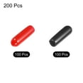 thumbnail image 3 of Unique Bargains 200pcs Rubber End Caps Cover Assortment 3.5mm Screw Thread Protector for Screw Bolt Black Red, 3 of 5