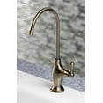 thumbnail image 2 of Kingston Brass KS3193AL Restoration Single Handle Water Filtration Faucet, Antique Brass, 2 of 4