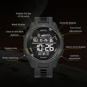 SMAEL Brand 8105 Cool Fashion Sports Digital Man Watch Waterproof Shockproof Alarm Clock Date Glow Mode Stopwatch ABS Case TPU Strap Round Dial Design Mens Wristwatch