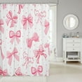thumbnail image 2 of Brythos Shower Curtains,Suitable for Home and Commercial Spaces Shower Curtains for Bathroom,Reinforced Metal Grommets Fabric Shower Curtain,Style2,35"X72", 2 of 6