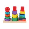 thumbnail image 2 of Juguetes Educativos BLESIY Torre Arriba Apilable Anillos de apilamiento Rainbow Tower, 2 of 8