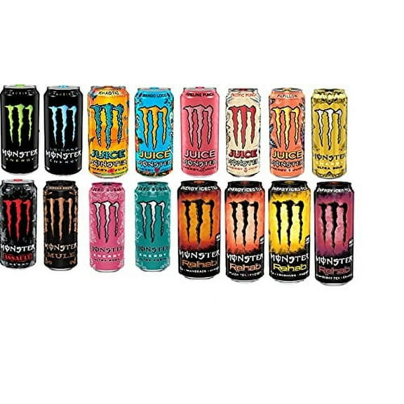 Monster Energy Drink Variety pack - 16 Count