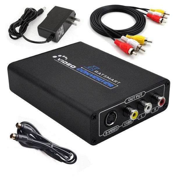 Convertidor de audio y video HD Adaptador de salida estéreo Dispositivos de conversión de video sin controlador, enchufe de EE. UU. Inevent EL4886-01