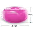 thumbnail image 3 of Ejercicio de donas, entrenamiento, entrenamiento básico, pelota de estabilidad suiza para yoga, pilates y entrenamiento de equilibrio en el gimnasio, la oficina o el aula. Ormromra 220355-2, 3 of 8