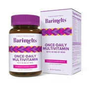 Barimelts Bariatric Once-Daily Multivitamin with Iron, 2 Month Supply (60 Caplets), Easy to Swallow Caplets, Bariatric Vitamins