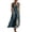 #0013-Multicolor, variant on Shihyeh Women's Summer Solid Color Imitation Denim Casual Sleeveless Dress