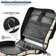 thumbnail image 4 of FORMRS Zipper Binder with Shoulder Strap 2-inch Ring 500 Sheet Capacity File Bag, Retro Black Stars, 4 of 5