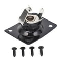 thumbnail image 2 of Guitar Output Jack Plate, Electric Guitar Square Shape Metal Compact Guitar Jack Socket Plate For Telecaster, 2 of 8