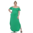 thumbnail image 1 of White Mark Robe Maxi à Épaules Dénudées pour Femmes, 1 of 6