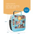 thumbnail image 3 of Hang Ten Basic Insulated Lunch Bag for Work, Thermal Reusable Office Lunch Box for Men, Women (Palm Trees), 3 of 4