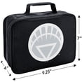 thumbnail image 2 of Green Lantern Blackest Night White Lantern Logo Insulated Soft Sided Lunch Box - Reusable Lunch Bag For School Office Work, BPA Free, 2 of 5