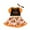 A-Orange, variant on mgoYE Toddler Baby Girl Pumpkin Printed Tutu Dress Long Sleeve Skirt Outfits Clothes with Headband|Dark Purple 1-3 Months
