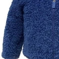 thumbnail image 5 of hengsof Bear Ears Shape Fleece Warm Hoodies Clothes Toddler Zip-up Light Jacket Fall Winter Sweatshirt Outwear for Baby, 5 of 5