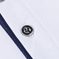 thumbnail image 4 of Camiseta de verano de 3 botones camisa de manga corta para hombre suave a la moda corte estéreo amigable con la piel blanca para fiesta ANGGREK  Otros, 4 of 7