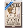 thumbnail image 3 of One Piece - Nami Wanted Poster Wall Poster with Pushpins, 22.375" x 34", 3 of 4