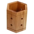 thumbnail image 2 of Soporte de madera para utensilios de cocina, organizador de cubiertos para espátula y cuchara., 2 of 8