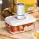 thumbnail image 3 of Sellador Al Vacío Automático Inteligente con Sellado Al Vacío, Juego de Recipientes para Almacenamiento de Alimentos, Tarro Sellado con Caja Mantenimiento Fresco Al Vacío 1,2L/2,1L, 3 of 5